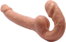 BAILE HARNESS COLLECTION | Baile Ultra Passionate Harness Strapless Strap On | Dildo | Double Dildo | Sex Toy for Couple | Sex Toy for Woman — thumbnail 1