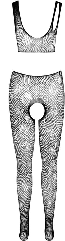 Passion - Bs 103 Bodystocking White One Size — thumbnail 3
