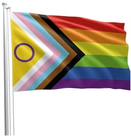Mister b intersex progress pride flag 90 x 150 cm — thumbnail 1