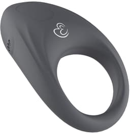 EasyToys Ring Play – Grijs Cockring – Penisring – Vibrerende Cockring voor Mannen en Stellen – Penis Stimulator – Seksspeeltje voor Koppels – Oplaadbaar via USB – Waterdicht – Intiem Sex & Seks Speeltje – Discreet Cadeau voor Mannen — thumbnail 2
