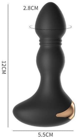 Bluetooth-APP-Anale-Vibrator-Butt-Plug-Dildo-Prostaat-Massager-Vrouwen-Mannen-Speelgoed - 003 — thumbnail 1