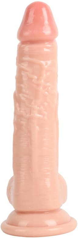 Banoch | Dildo met zuignap | 17 cm | ∅ 3 cm | Realistisch Geaderd | Stevig & Buigzaam | Voor Anaal en Vaginaal Gebruik — thumbnail 12