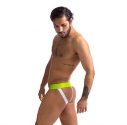 Sport Fucker Jersey - Jockstrap - Groen/Wit XXL — thumbnail 3