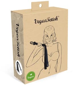 Liebe Seele - Vegan Fetish - Korte Flogger - Zwart — thumbnail 5