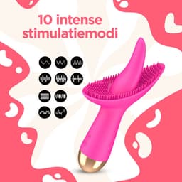 PureVibe® Adriana Clitoris & Vulva Vibrator - Stimulator met 10 verschillende standen - Vibrators voor Vrouwen - Erotiek Sex Toys - Roze — thumbnail 4