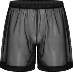 Zwarte transparante heren short - Boxershort - Erotisch broekje - Outfit - Club — thumbnail 2