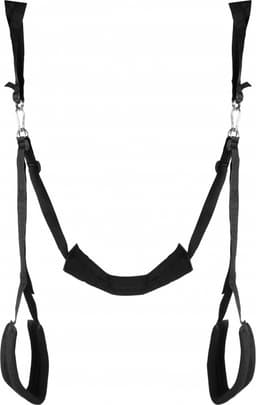 Shots - Ouch! OU903BLK - Over the Door Swing - Black — thumbnail 6