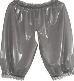 Erotische Latex Rubber Broek - Unisex - Open kruis - Elastisch — thumbnail 1