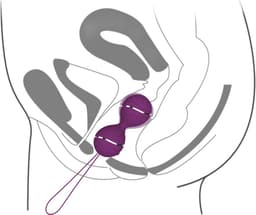 Playbird® - vibrerend eitje - met extra vibrator in afstandsbediening - vibrerend ei - oplaadbaar - sexspeeltje voor koppels – paars — thumbnail 5