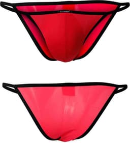 Cut4Men - Briefkini Herenstring - Rood M — thumbnail 7