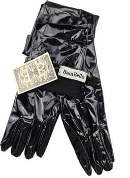 BamBella® - Handschoenen LATEX zwart Sexy fetish erotiek erotische lingerie accessoire - onesize — thumbnail 5