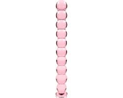 NEBULA SERIES BY IBIZA - MODEL 22 DILDO BOROSILICATE GLASS 21.5 X 2.5 CM PINK | ANALE KRALEN | ANAL PLUG | BUT PLUG | SEX TOYS — thumbnail 5