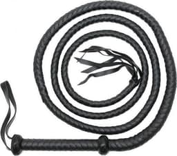 Rimba - Zweep - Bullwhip - 250 cm - Zwart — thumbnail 1