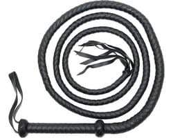 Rimba - Zweep - Bullwhip - 250 cm - Zwart