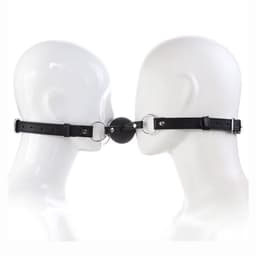 Dubbele Mondgag - 2 Personen - Siliconen - Gag - 4 CM - BDSM - Mond — thumbnail 3