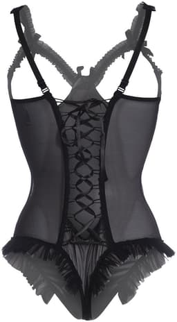 Wetlook Body met open kruis/cups Mistique — thumbnail 5