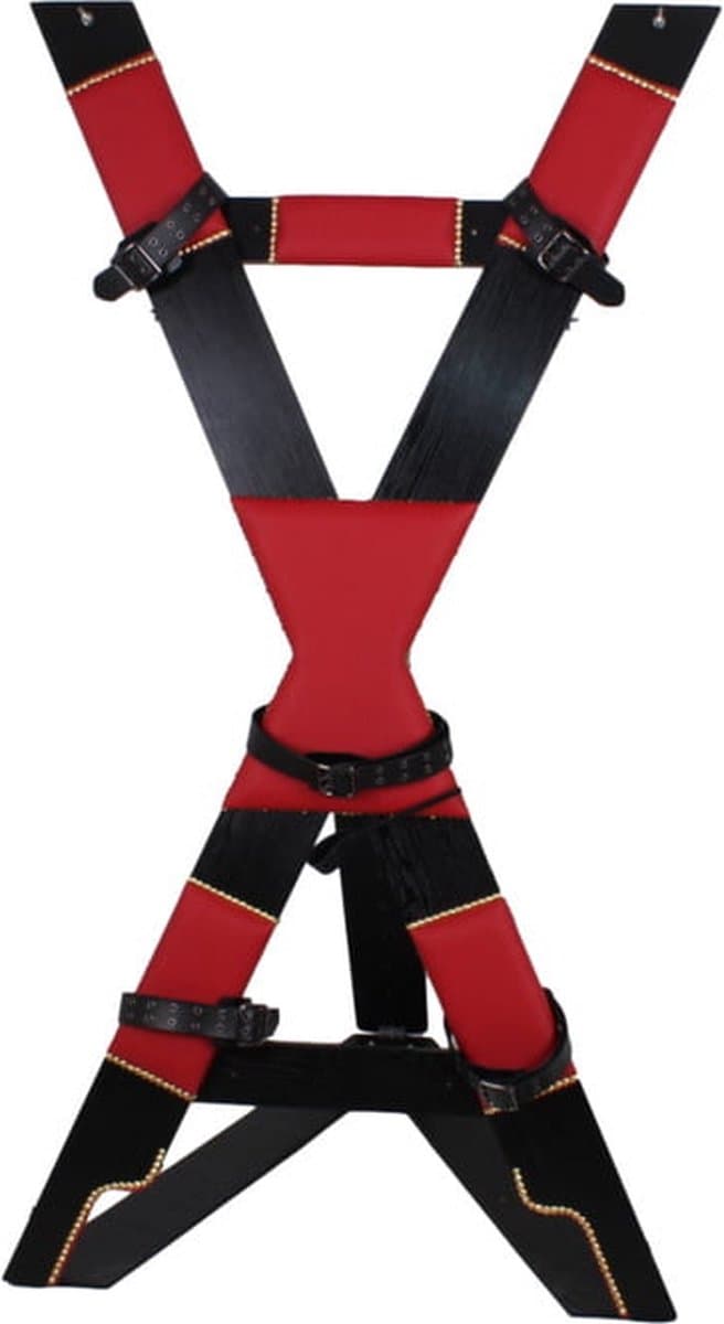 De Kruisiging van de Controle St. Andrew’s Kruis - bondagekruis - bdsm - kinky - bondageset — afbeelding 1
