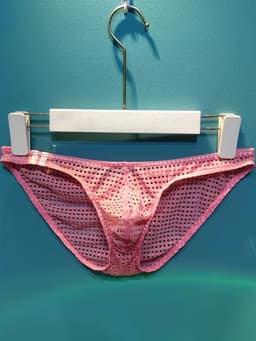 Heren slip-Oud roze-Sexy- Lingerie-Ademend-goedkoop-Opwindend — thumbnail 1