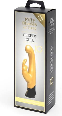 Fifty Shades - Greedy Girl G-Spot Rabbit Vibrator Goud - Vibrator — thumbnail 2