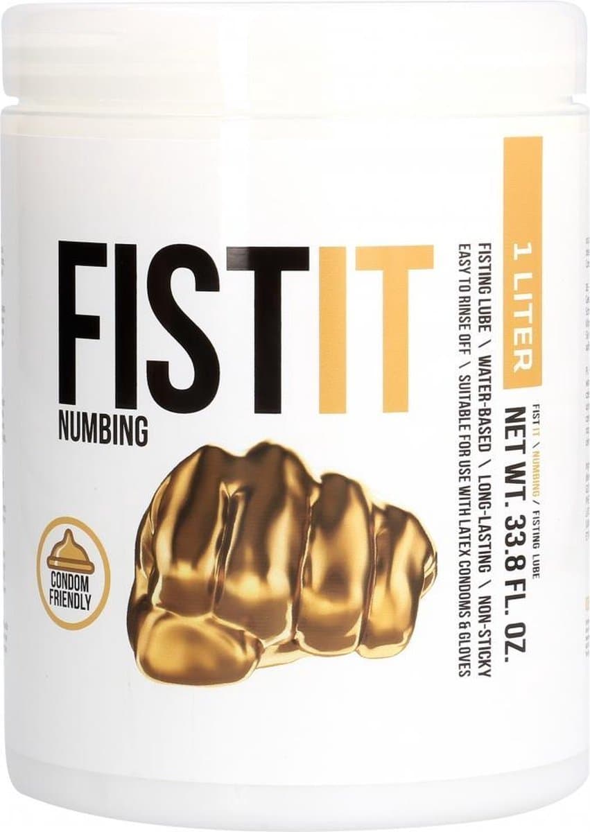 Shots Pharmquests Glijmiddel Fist It - Numbing 1000 ml — afbeelding 1