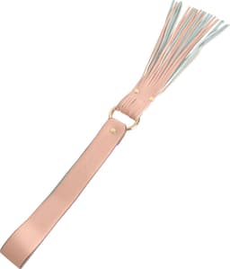 Banoch | flogger flat | blauw / roze pu leer | 50 cm | BDSM — thumbnail 2