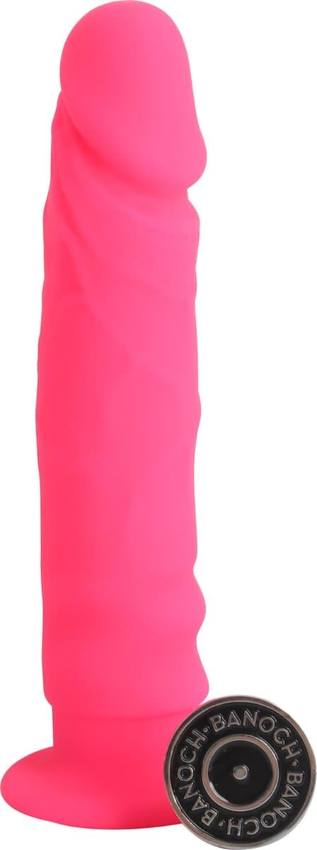 Banoch | Dildo roze siliconen met zuignap | 13,6 cm lang | Ø 2,8 cm — afbeelding 1