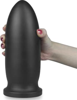 Lovetoy - King Size Buttplug - Anal Bomber - Diameter 8.5 cm - Lengte 23 cm - PVC - Zwart — thumbnail 3