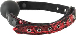 Banoch | courtesan ballgag red | siliconen Bal ∅ 4 cm — thumbnail 10