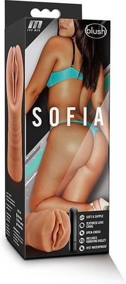 M for Men - Sofia Masturbator Met Bullet Vibrator - Vagina — thumbnail 4