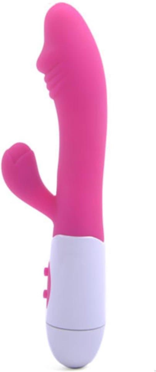 G-Spot Rabbit Penis Vibrator Roze - Stimulerend voor vrouwen - Eikelvormige top - Stimulerend voor clitoris - Waterproof - Spannend voor koppels - Sex speeltjes - Sex toys - Erotiek - Sexspelletjes voor mannen en vrouwen – Seksspeeltjes - Stimulator — afbeelding 1