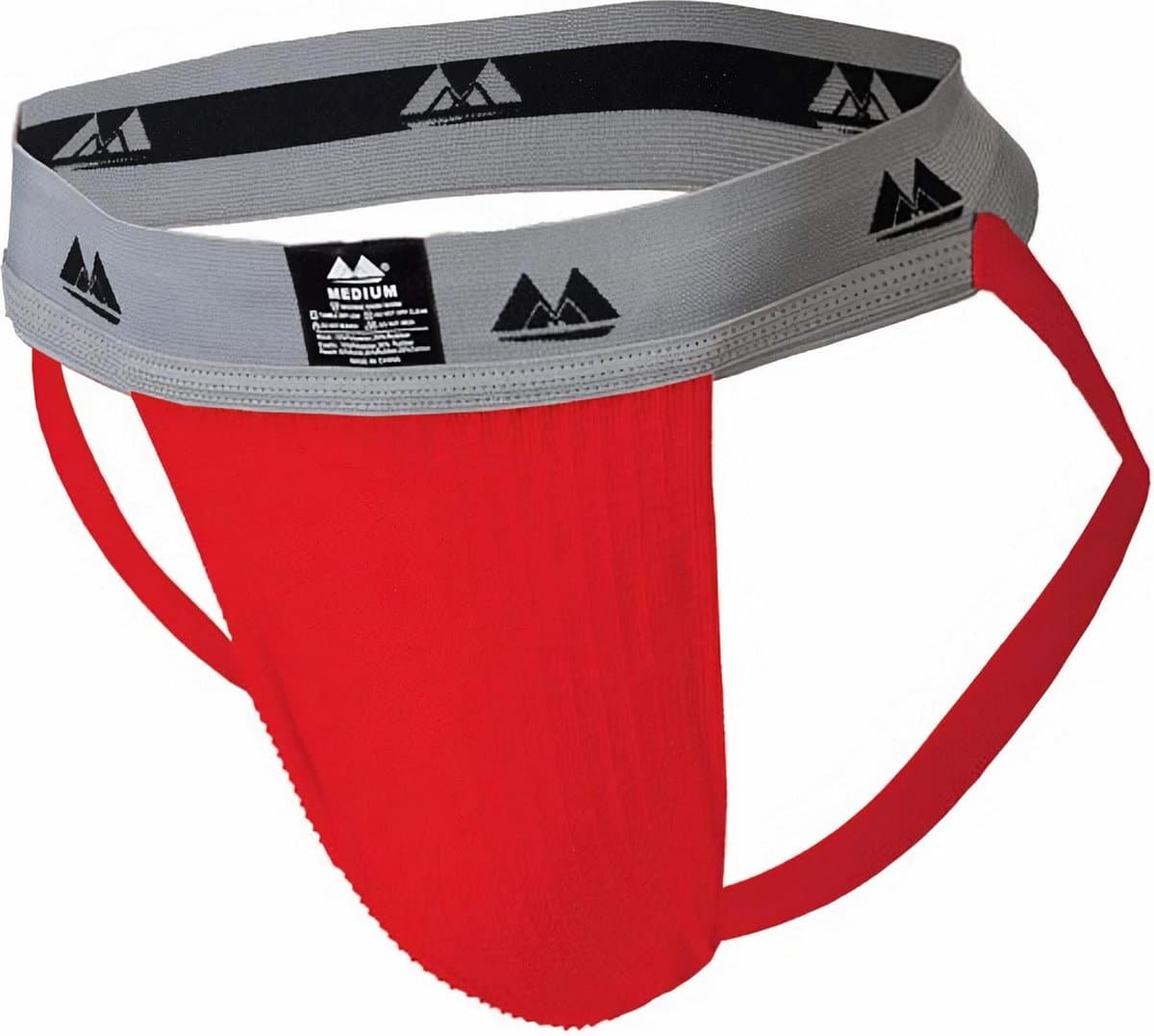 MM Sports Original Edition Swimmer/Jogger Jockstrap 2 inch Red - MAAT XL - Heren Ondergoed - Jockstrap voor Man - Mannen Jock — afbeelding 1