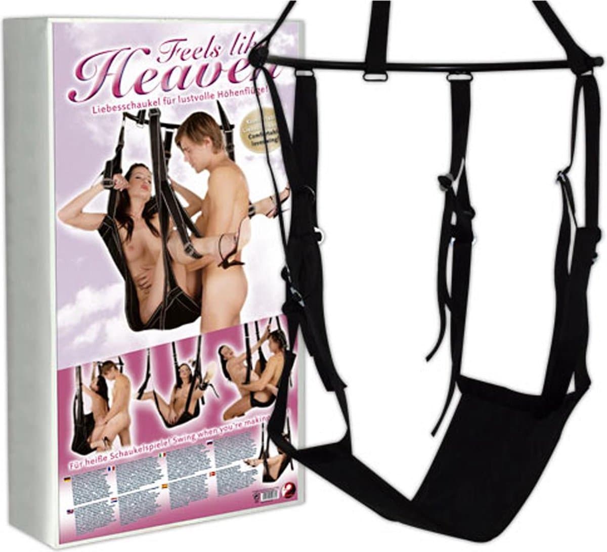 Heavenly Seksschommel - You2Toys - Zwart - Sex schommel — afbeelding 1