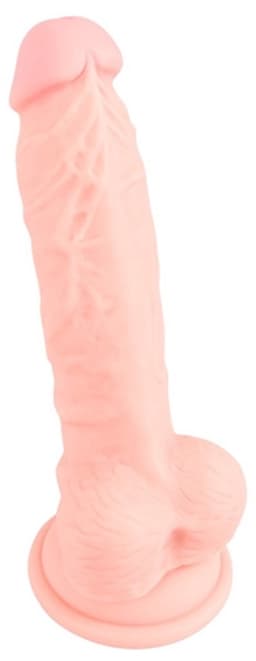 You2Toys - Anatomisch Perfecte Penis Imitatie Dildo met Zuignap in Rechte Vorm voor Uitzonderlijk Realistische Penetratie – 18 cm – beigeig — thumbnail 3