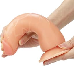 Lovetoy Easy Strap-on Set met dildo van 19 cm - lichte beige — thumbnail 3
