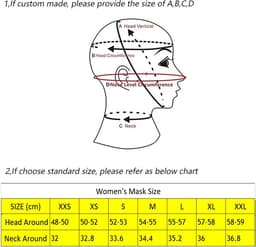 Latex gummi seks masker - BDSM - Rubber - Fetisj - 4MM - Doodshoofd - Thema - Zeer goede kwaliteit - Originele materialen - Maat S/M — thumbnail 3