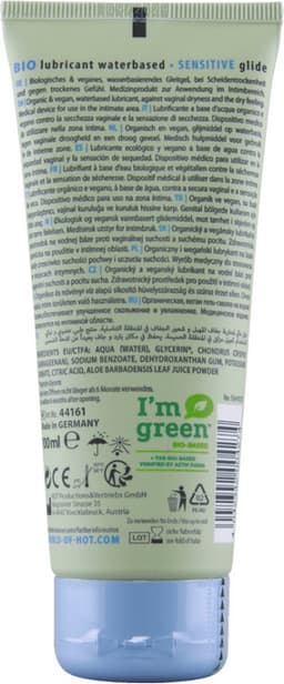 Hot Bio Sensitive Waterbasis Glijmiddel - 100Ml — thumbnail 6