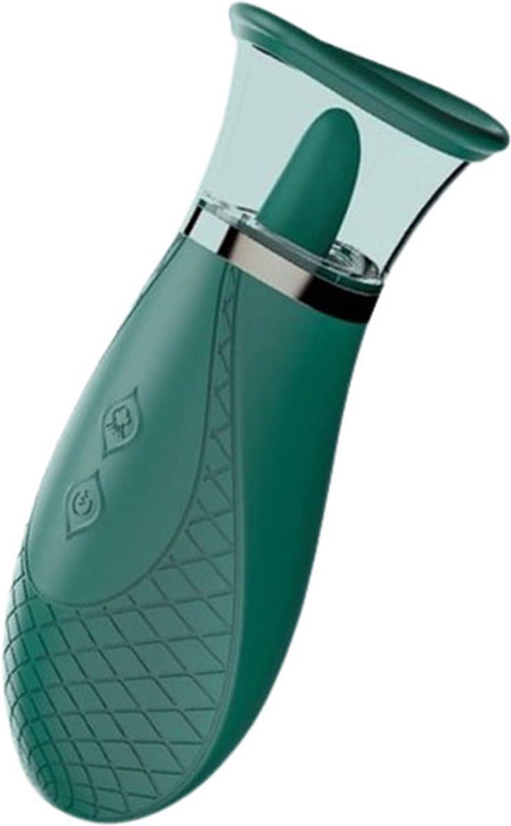 Clitoris en tepel vibrator - Tong - Vacuüm - Lik en zuig standen — afbeelding 1