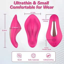 Draagbare vibrator - Vibrerende ei - Bedienbaar via de app - Vibrator - Clitoris stimulator - Vibrator voor vrouwen - Sexspeeltje voor koppels — thumbnail 4