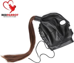 Seks Masker - Fetisj -BDSM - Bondage - Dominantie - Staart - Kunstleer - Bivakmuts - Erotisch — thumbnail 3