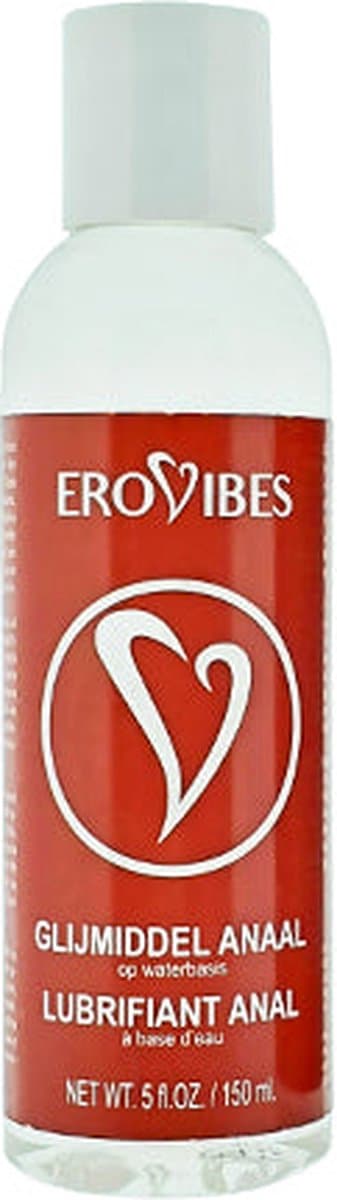 Erovibes – Anaal Glijmiddel op Waterbasis – 150 ml – Geproduceerd in Nederland — afbeelding 1