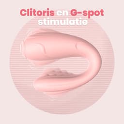 PureVibe® TouchMe Remote Vibrator - Duo Koppel Vibrators voor Vrouwen - Fluisterstil & Discreet Stimulator - Clitoris & G-spot Stimulator - Seksspeeltjes - Erotiek Sex Toys voor koppels - Roze — thumbnail 2
