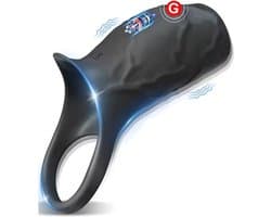 Vibrerende penis ring - Sleeve - Vibrator - Clitoris en G-spot stimulatie - 10 vibratie mode - Cockring vibrator - One size
