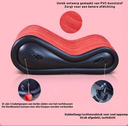 Stevig Sex Kussen - Sex Stoel - Seks Kussen - bdsm Meubels - Sex Sofa – Sexmeubel – Seks Stoel - Sex Chair – Seksstoel 4 Riemen – Voor Mannen & Vrouwen – Seksspeeltjes Inclusief Handboeien - Discreet Verzonden — thumbnail 2