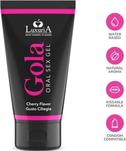 INTIMATELINE LUXURIA - ORALE SEXGEL KERSEN SMAAK 50 ML | ORALE SEXGEL | STIMULEREND MIDDEL — thumbnail 1