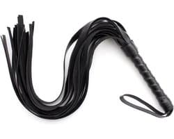 New Age Devi - Erotische zweep voor BDSM, bondage en meer. Gemaakt van zwart leer voor een intense ervaring.