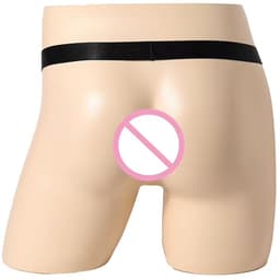 Open thong string met penis gat - BDSM - Erotische mannen slip - G-string — thumbnail 3