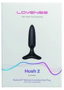 Lovense - Hush 2 Vibrerende Buttplug Met App - Zwart — thumbnail 4