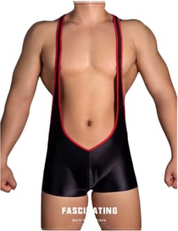 Heren jumpsuit open billen - Open catsuit - Erotisch en sexy - BDSM - tot 95KG — thumbnail 2