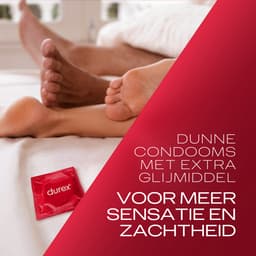 Durex - Condooms - Thin Feel - Extra Thin - 4x 10 stuks - Voordeelverpakking — thumbnail 2