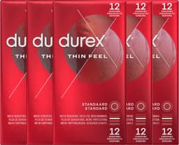 Durex - Condooms - Thin Feel - 6x12 stuks - Voordeelverpakking — thumbnail 1